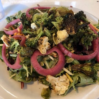 The Owlery Restaurant - Roasted vegetable salad - Vegan Near Me - Bloomington, Indiana