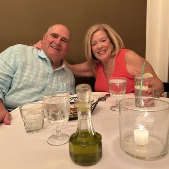 Savino's Hideaway - Happy couple In love for 53 years Enjoying a great dinner - Pizza Near Me - Mount Sinai, New York