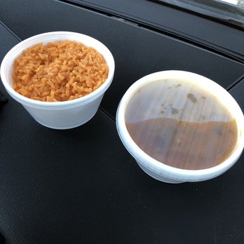 El Rey Del Carbon - Sides to chicken plate. - Food Stands Near Me - San Antonio, Texas