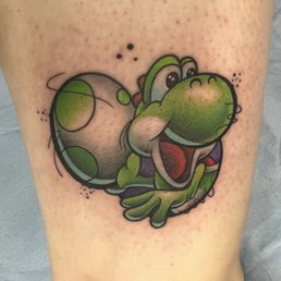 Amazing Yoshi Tattoo - by Troy Goforth