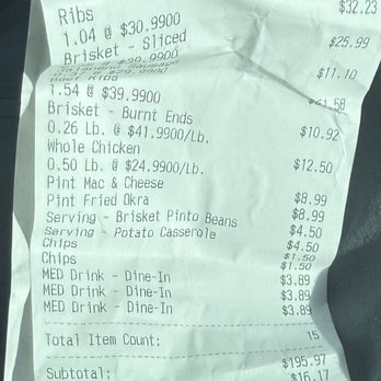 Hutchins BBQ - Tab for 3 adults and 3 kids - Barbeque Near Me - McKinney, Texas Hutchins BBQ - Tab for 3 adults and 3 kids - Barbeque Near Me - McKinney, Texas