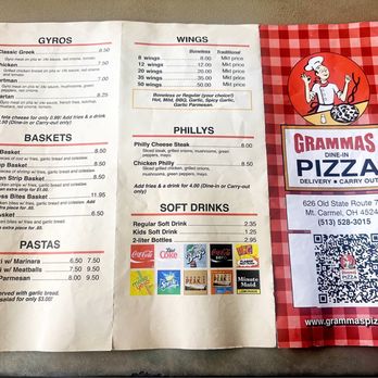 Grammas Pizza - Menu - Pizza Near Me - Cincinnati, Ohio