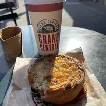 Grand Central Bakery - Cappuccino & quiche no2. It was so good, I came back the next day for it. - Breakfast & Brunch Near Me - Portland, Oregon Grand Central Bakery - Cappuccino & quiche no2. It was so good, I came back the next day for it. - Breakfast & Brunch Near Me - Portland, Oregon