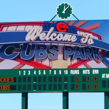 Sloan Park - Scoreboard - Stadiums & Arenas Near Me - Mesa, Arizona