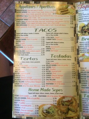 Menu photo 8 Fajitas Mexican Restaurant - Mokena Mokena, IL Menu photo 8 Fajitas Mexican Restaurant - Mokena Mokena, IL