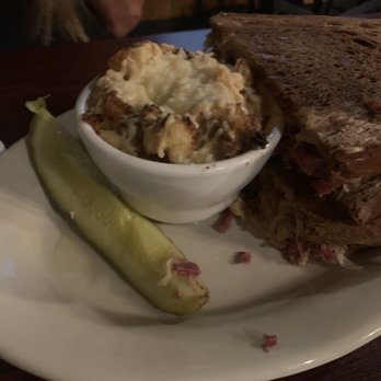 McColley's - Corned Beef Reuben, Colcannon & pickle - Irish Near Me - Spencerport, New York McColley's - Corned Beef Reuben, Colcannon & pickle - Irish Near Me - Spencerport, New York