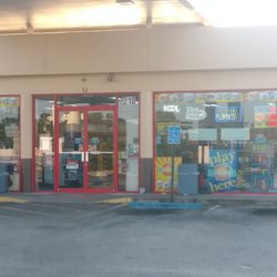 Marathon Gas & Mishie's Mart - The front of the Convenience Store and Gas Station