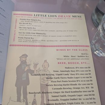 Little Lion Cafe - Menu 2025 - Cafes Near Me - San Diego, California