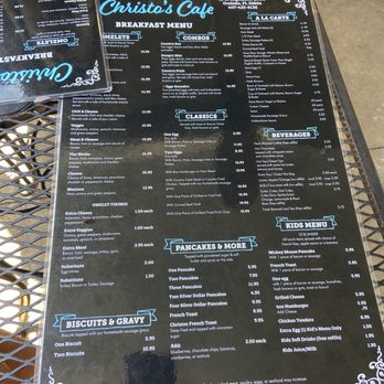 Christo's Cafe - Menu - Breakfast & Brunch Near Me - Orlando, Florida