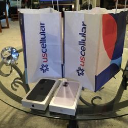 UScellular & T-Mobile - Free phones my husband and I got, my favorite color Lavender, my husband got Black