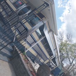 Exterior outside entrance of Lawrence Park Dinor - Diner & side parking - Erie, Pennsylvania Exterior outside entrance of Lawrence Park Dinor - Diner & side parking - Erie, Pennsylvania