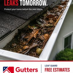 Gutters C2U - What clogs today, leaks tomorrow. Gutter cleaning and leaf guard installation before the next Florida storm.