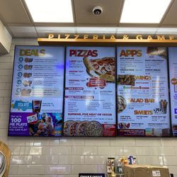 Chuck E. Cheese - Menu ( deals, pizza, apps)