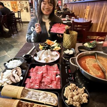 Jin Pot Shabu House - Tom yum broth - Hot Pot Near Me - San Francisco, California Jin Pot Shabu House - Tom yum broth - Hot Pot Near Me - San Francisco, California