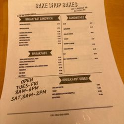 Bake Shop Bakes