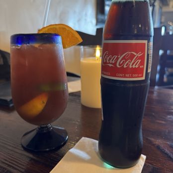 Maggie's Blue Rose - Sangria and coke - Mexican Near Me - Avalon, California