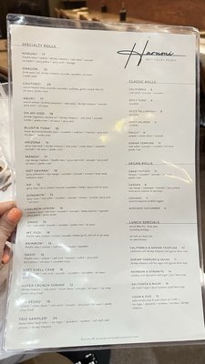 Menu photo 1 Harumi Peoria, AZ