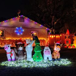 Valmont Drive Christmas Lights - From Christmas Eve 2022, I didn't know the yelp page existed