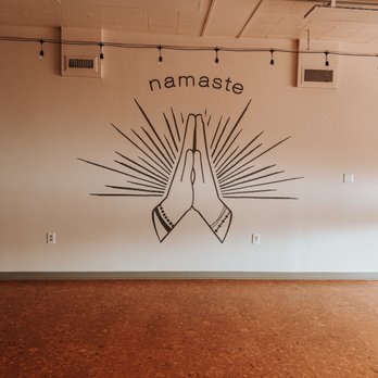 Radiance Yoga Studio - Inside the "Hot Shala" room, namaste wall - Yoga Near Me - Greensboro, North Carolina Radiance Yoga Studio - Inside the "Hot Shala" room, namaste wall - Yoga Near Me - Greensboro, North Carolina