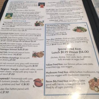 Topo Restaurant - Vietnamese Near Me - Hackettstown, New Jersey