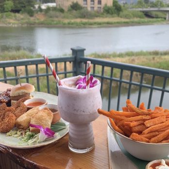 Wilfred's Lounge - Pupu sampler platter, uma ube cocktail, and sweet potato fries - Hawaiian Near Me - Napa, California Wilfred's Lounge - Pupu sampler platter, uma ube cocktail, and sweet potato fries - Hawaiian Near Me - Napa, California