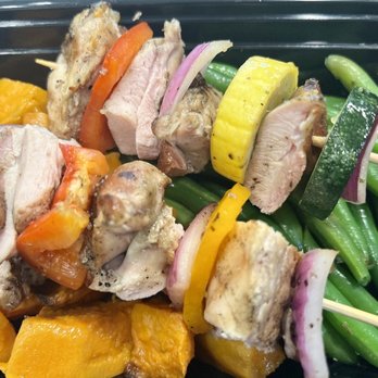Lifestyle Architect - Chicken kabobs, green beans & roasted sweet potatoes for the win back to healthy! - Food Delivery Services Near Me