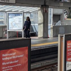BART - Daly City - Your San Francisco Bay Area Rapid Transit BART fare and tax dollars at work.