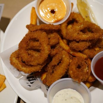 Holy Crab - Fried Fried Calamari with Cajun Fries - Seafood Near Me - White Plains, New York