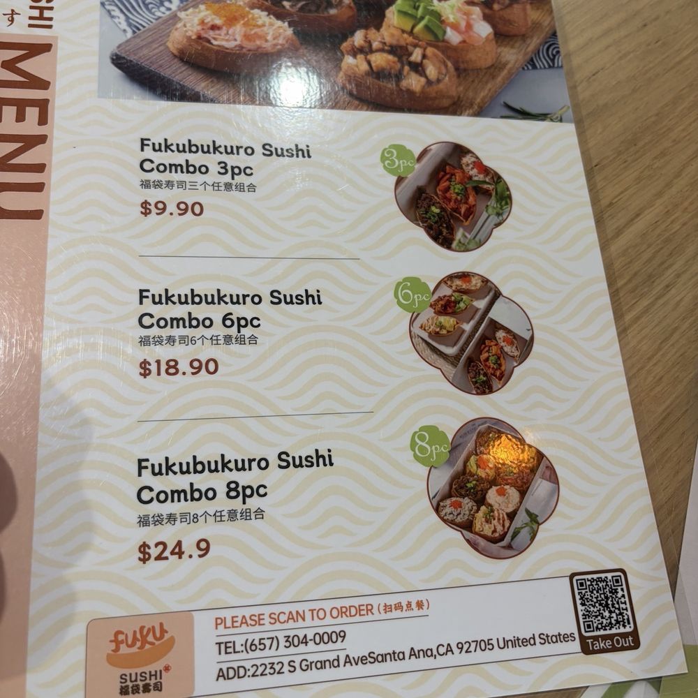 King eel Sushi Bento - Fukubukuro sushi - Sushi Bars Near Me - Santa Ana, California