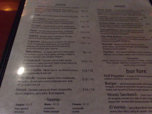 Menu photo 8 Johnny Rad's Pizzeria Tavern Baltimore, MD