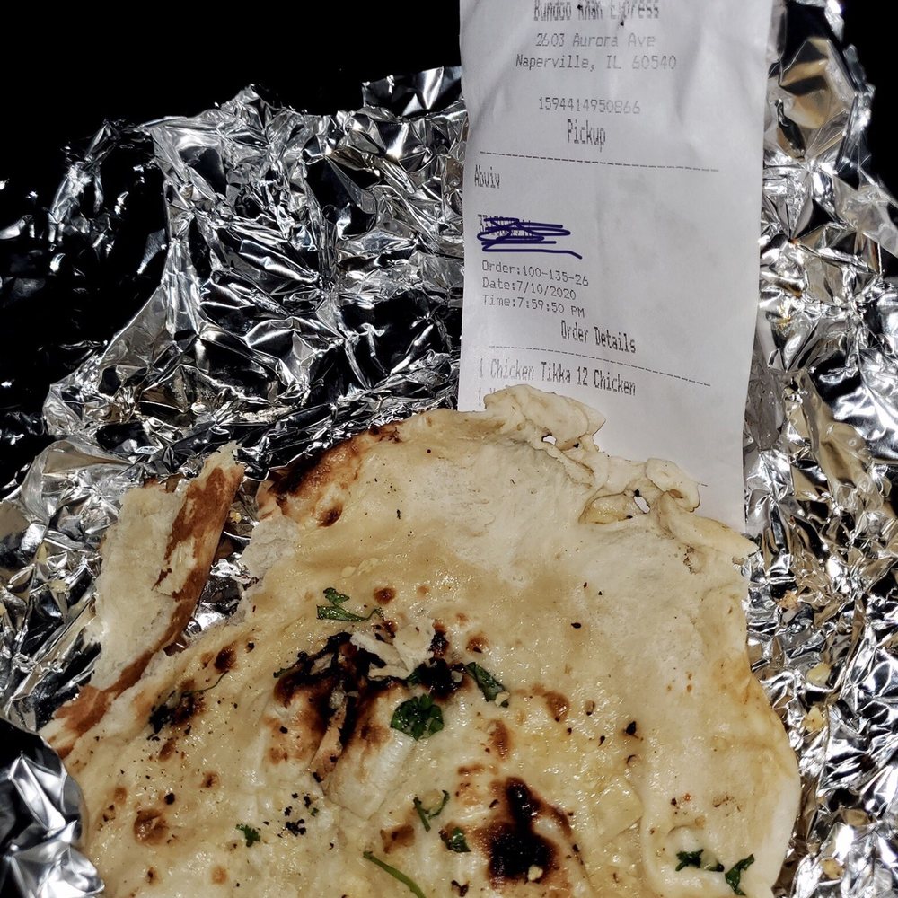Bundoo Khan Express - Uncooked raw garlic naan - Pakistani Near Me - Naperville, Illinois Bundoo Khan Express - Uncooked raw garlic naan - Pakistani Near Me - Naperville, Illinois