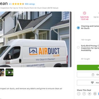 Airduct Clean - Look at the fine print people - Air Duct Cleaning Near Me - Ann Arbor, Michigan