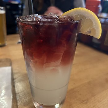 The Gold Pan Saloon - This was a combo of vodka, red wine and lemonade... tasted like sangria! No complaints. - Gastropubs Near Me - Breckenridge, Colorado The Gold Pan Saloon - This was a combo of vodka, red wine and lemonade... tasted like sangria! No complaints. - Gastropubs Near Me - Breckenridge, Colorado