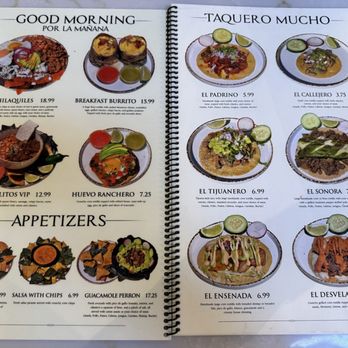 Desvelados - Menu, pages 1-2, as of April 2025 - Mexican Near Me - Santa Monica, California