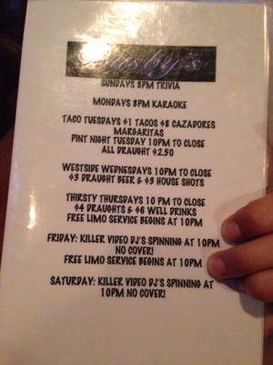 Menu photo 6 Busby's West Santa Monica, CA