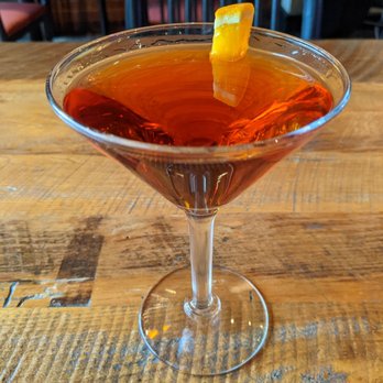 David's Restaurant - Their take on a Boulevardier - New American Near Me - Portland, Maine