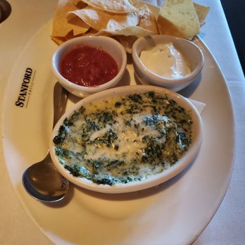 Glenwood's - Spinach Dip appetizers. I do wish they give you more tortilla chips, but still good. - American Near Me - Columbia, Maryland