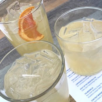 Gai Noi - Back: The Mekong. Front Two: Star Fruit Margarita - Desserts Near Me - Minneapolis, Minnesota Gai Noi - Back: The Mekong. Front Two: Star Fruit Margarita - Desserts Near Me - Minneapolis, Minnesota