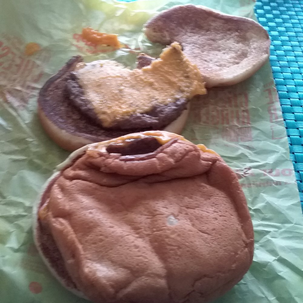 Two very nasty cheeseburgers Two very nasty cheeseburgers