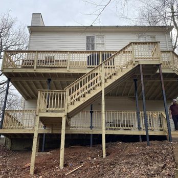 Northern Star Construction - the stairs leading up to the upper level of the house - General Contractors Near Me - Lilburn, Georgia