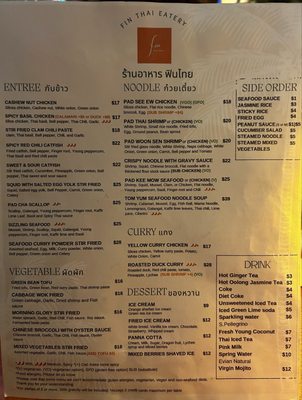 Menu photo 7 Fin Thai SF San Francisco, CA Menu photo 7 Fin Thai SF San Francisco, CA