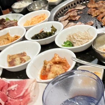Pine Tree Korean BBQ Restaurant - a table full of food - Korean Near Me - Northridge, California