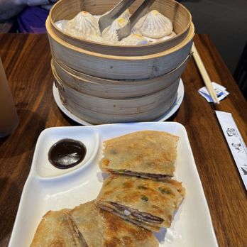 Kungfu Kitchen - Scallion pan cakes with meat Soup dumplings - Dim Sum Near Me - Orlando, Florida Kungfu Kitchen - Scallion pan cakes with meat Soup dumplings - Dim Sum Near Me - Orlando, Florida
