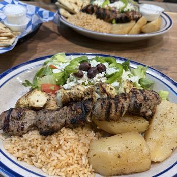 Blue Donkey Greek Eats - Hercules Platter - Greek Near Me - Chandler, Arizona Blue Donkey Greek Eats - Hercules Platter - Greek Near Me - Chandler, Arizona
