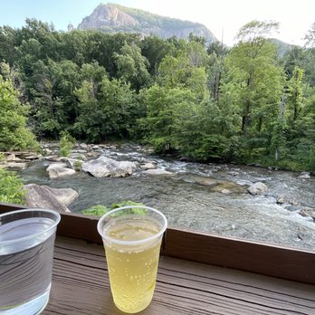 Chimney Rock Brewing - View from the porch - Breweries Near Me - Chimney Rock, North Carolina