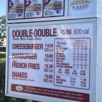 In-N-Out Burger - Menu prices as of Sept 2024 - Burgers Near Me - Vacaville, California In-N-Out Burger - Menu prices as of Sept 2024 - Burgers Near Me - Vacaville, California