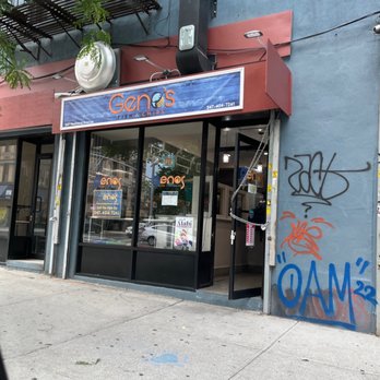 Geno's Fish and Chips - The front of Gino's Fish and chips right next-door to Brooklyn Tonsorial full service Barber & shave studio. - Fish & Chips Near Me - New York, New York Geno's Fish and Chips - The front of Gino's Fish and chips right next-door to Brooklyn Tonsorial full service Barber & shave studio. - Fish & Chips Near Me - New York, New York