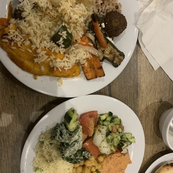 Dimassi's Mediterranean Buffet - Couple plates of mixed items from buffet - Mediterranean Near Me - Allen, Texas Dimassi's Mediterranean Buffet - Couple plates of mixed items from buffet - Mediterranean Near Me - Allen, Texas