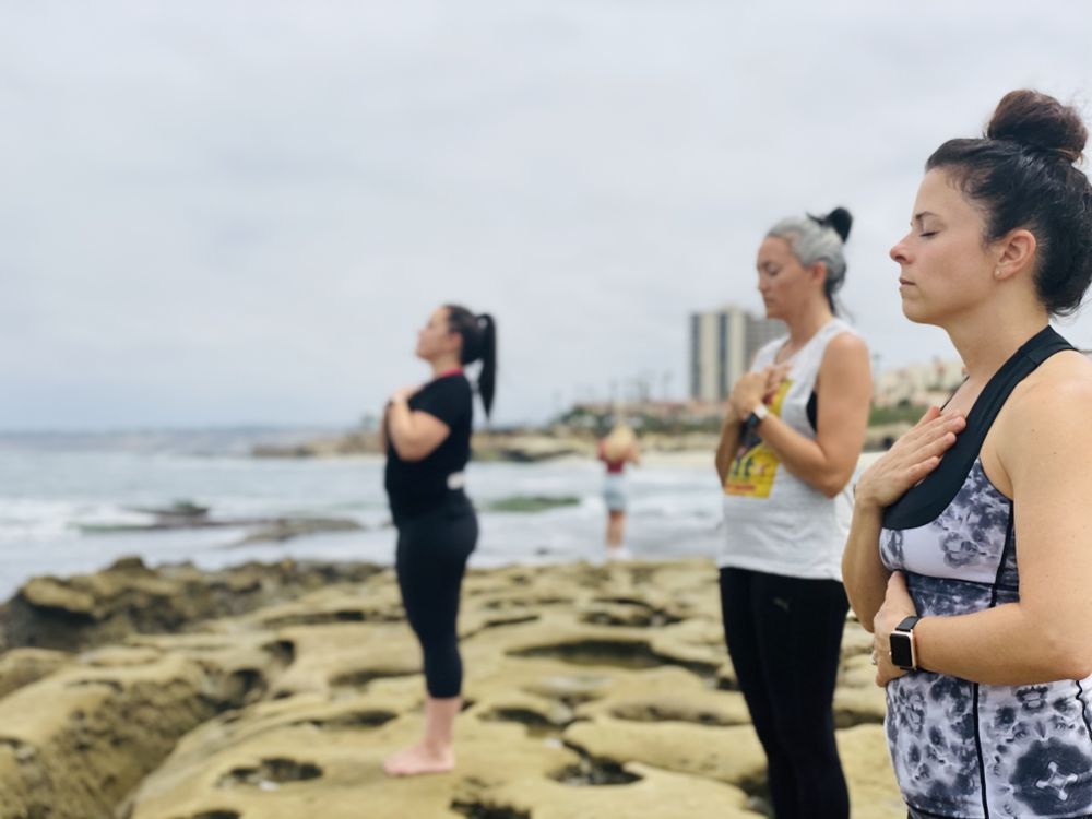 Beach Sunset Yoga Logo