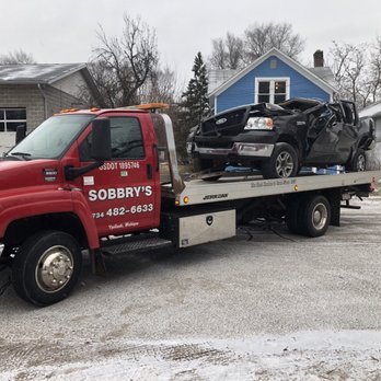 Sobbry's Gary Towing - Rool over ford pickup - Towing Near Me - Ypsilanti, Michigan Sobbry's Gary Towing - Rool over ford pickup - Towing Near Me - Ypsilanti, Michigan